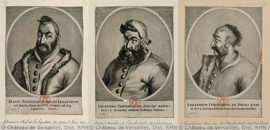 Görsel 4. Yevropa gravüründe Qırımtatar mirzalar 1