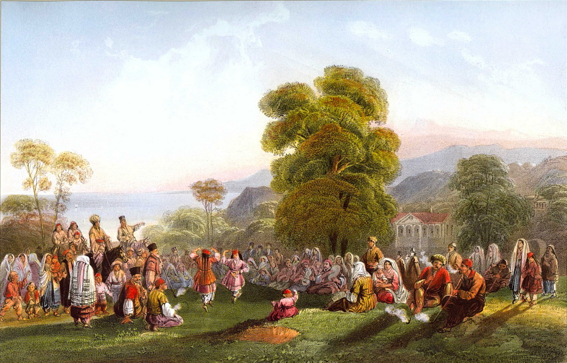 Görsel 2. Karlo Bossoliniñ Qırımtatarlarnıñ tanetsı tablosu